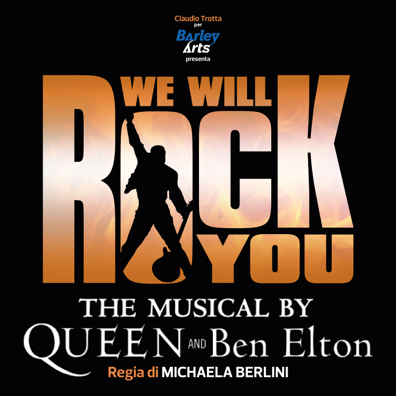 WE WILL ROCK YOU a ROMA dal 15 al 17/12. Lo spettacolo con le hit dei Queen torna con un cast rinnovato per travolgere il pubblico romano (Teatro Olimpico)