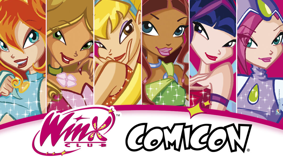 WINX a COMICON per celebrare 20 anni del classico. Una mostra omaggio, eventi esclusivi e il papà IGINIO STRAFFI ospite speciale (Napoli, 25-28/4)