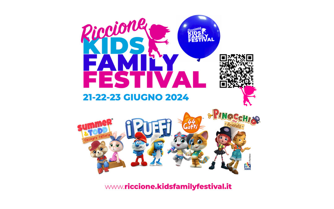 Il fantastico mondo RAINBOW al KIDS FAMILY FESTIVAL (21-23 giugno, Riccione)