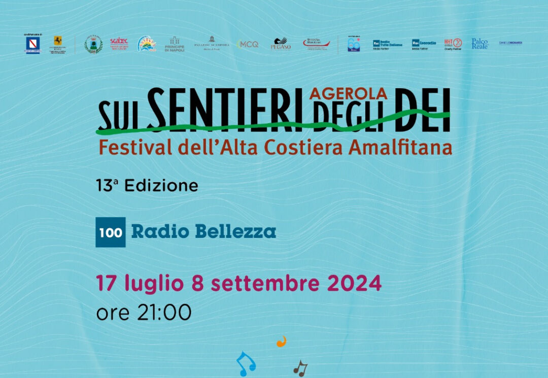 Festival dell’Alta Costiera Amalfitana: AGEROLA SUI SENTIERI DEGLI DEI. In programma COLAPESCE DIMARTINO, ERMAL META, DARGEN D’AMICO, MALIKA AYANE e tanti altri big!